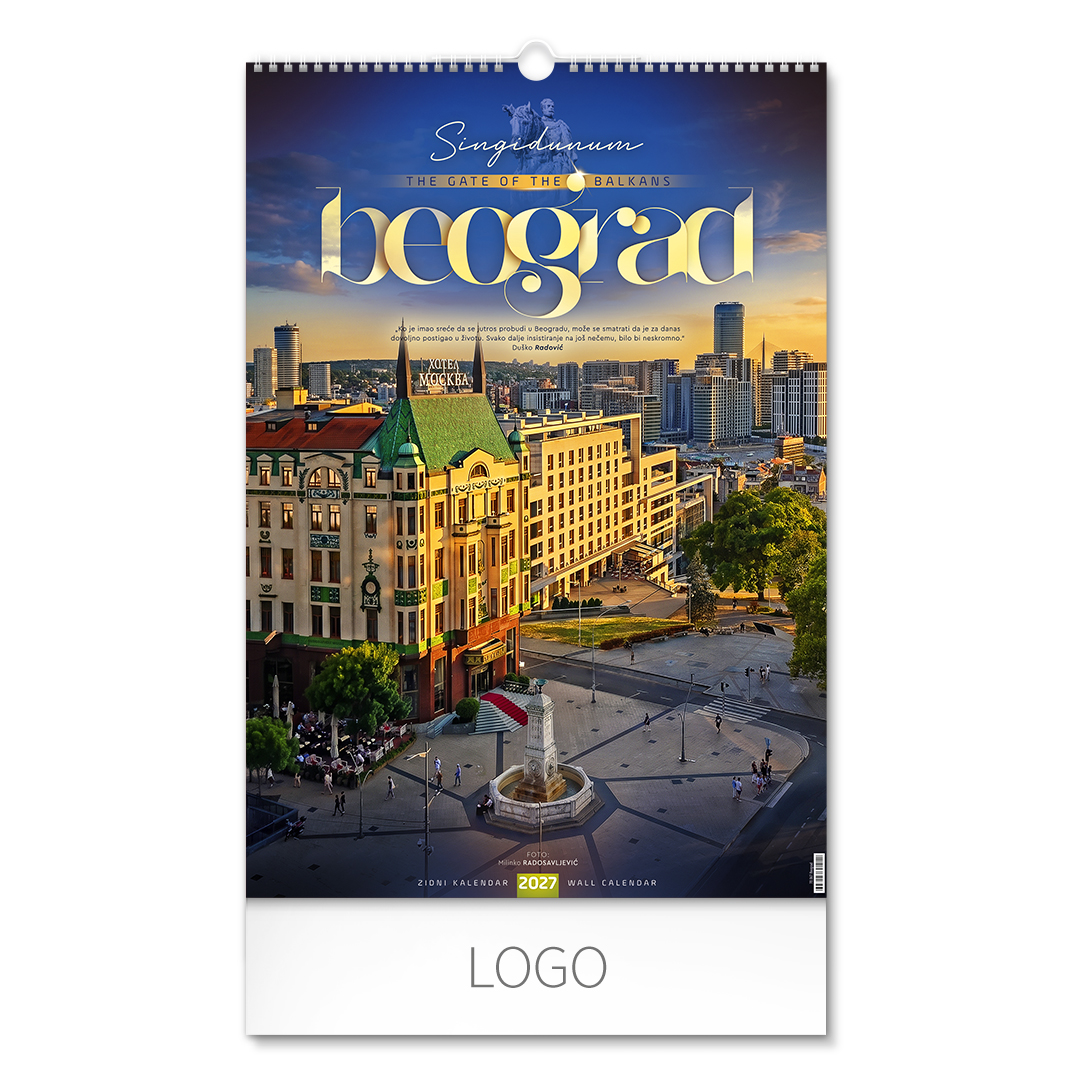 Zidni kalendar: 13 listova, mesečni